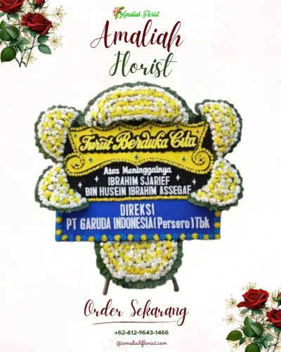 Papan Bunga Duka di Kedungsalam