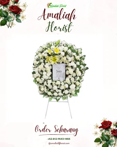 Krans Bunga Duka Cita di Kedungsalam